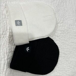 Adidas Black and White Beanie Duo